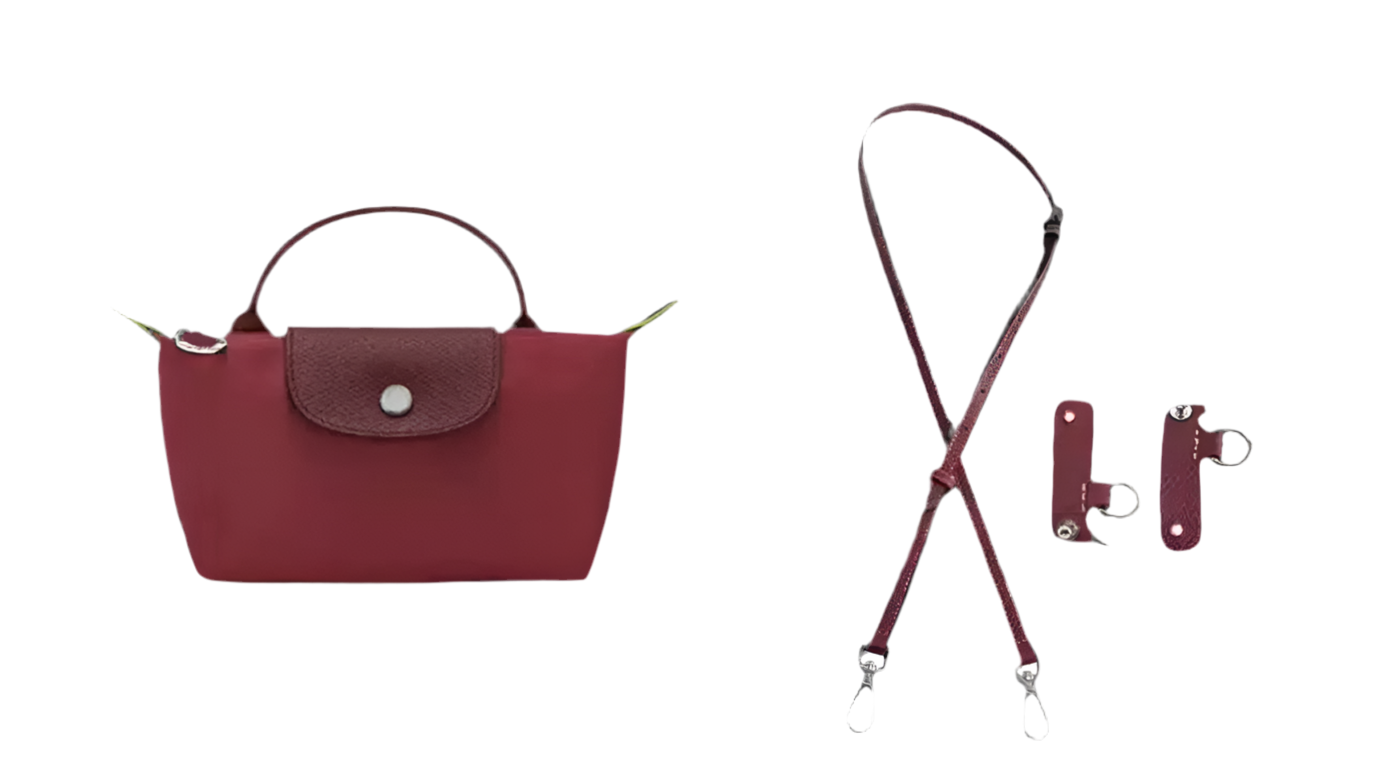 Versión Mejorada - Correa De Bolso Burdeo