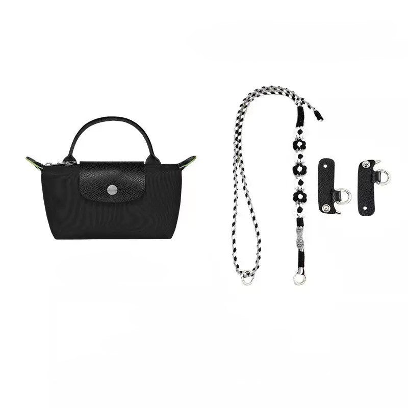 Colección Especial - Correa De Flores Negro - LUXEACCESSORY