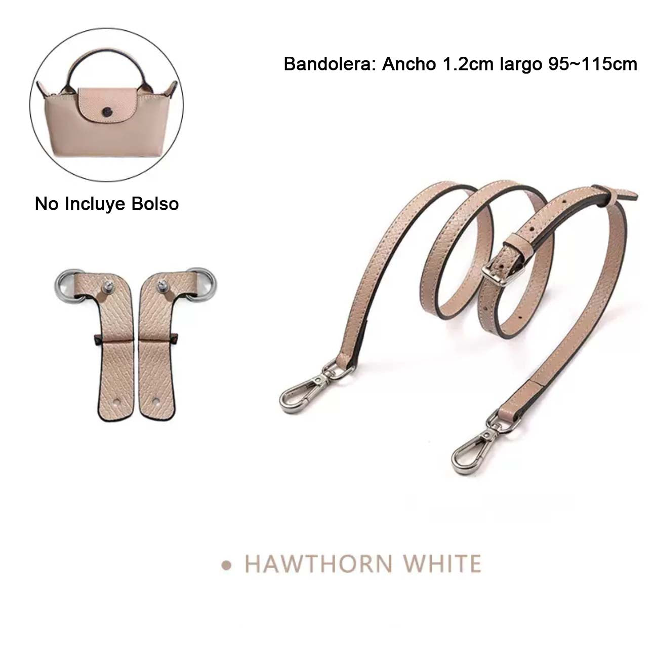Correa de Bolso Hawthorn White - LUXEACCESSORY