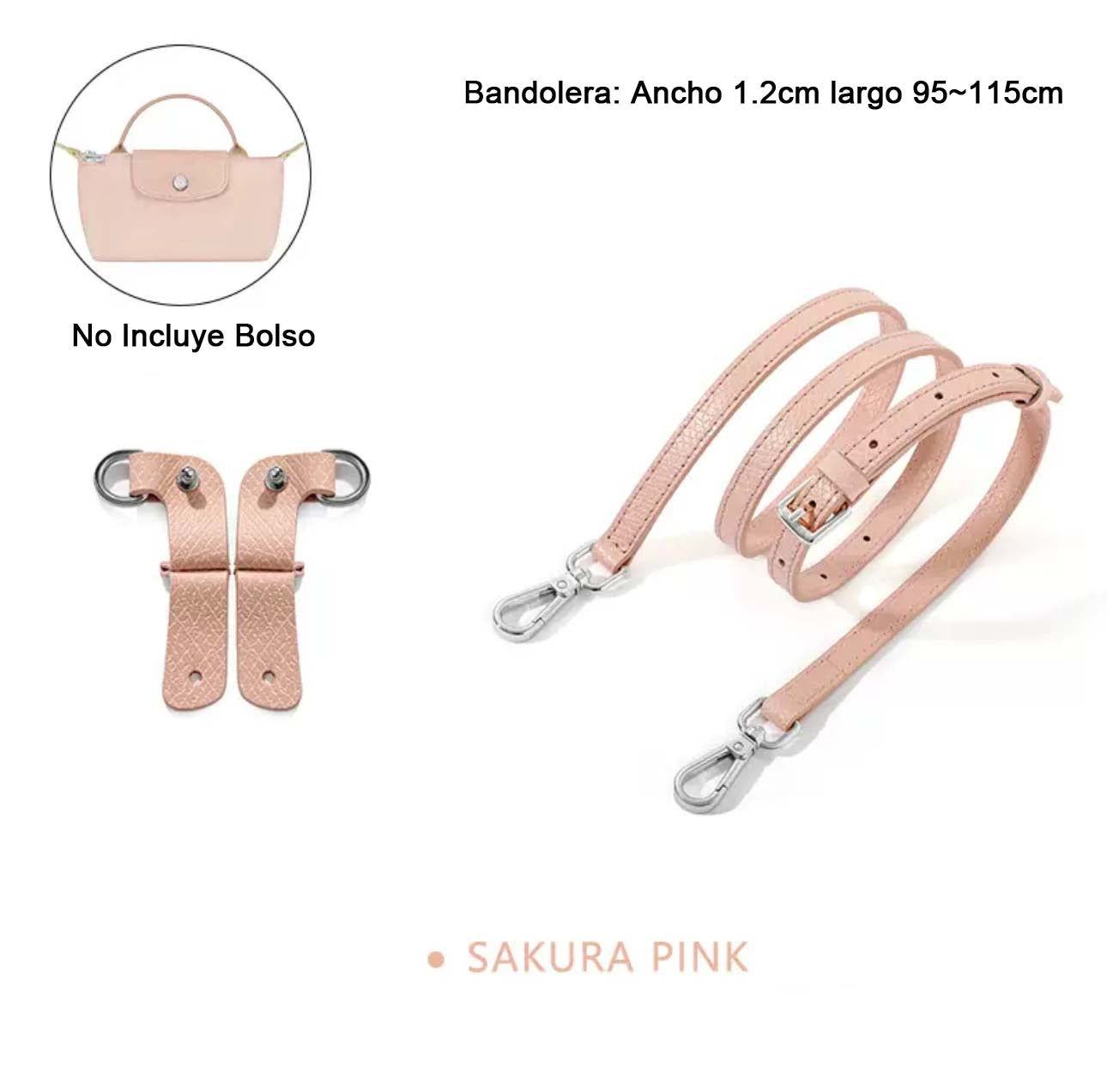 Correa de Bolso Sakura Pink - LUXEACCESSORY