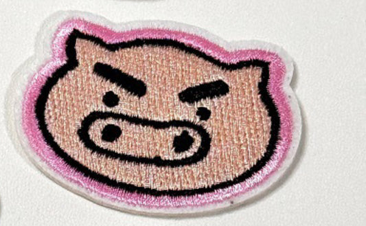 Etiqueta Engomada del Parche Cerdito - LUXEACCESSORY