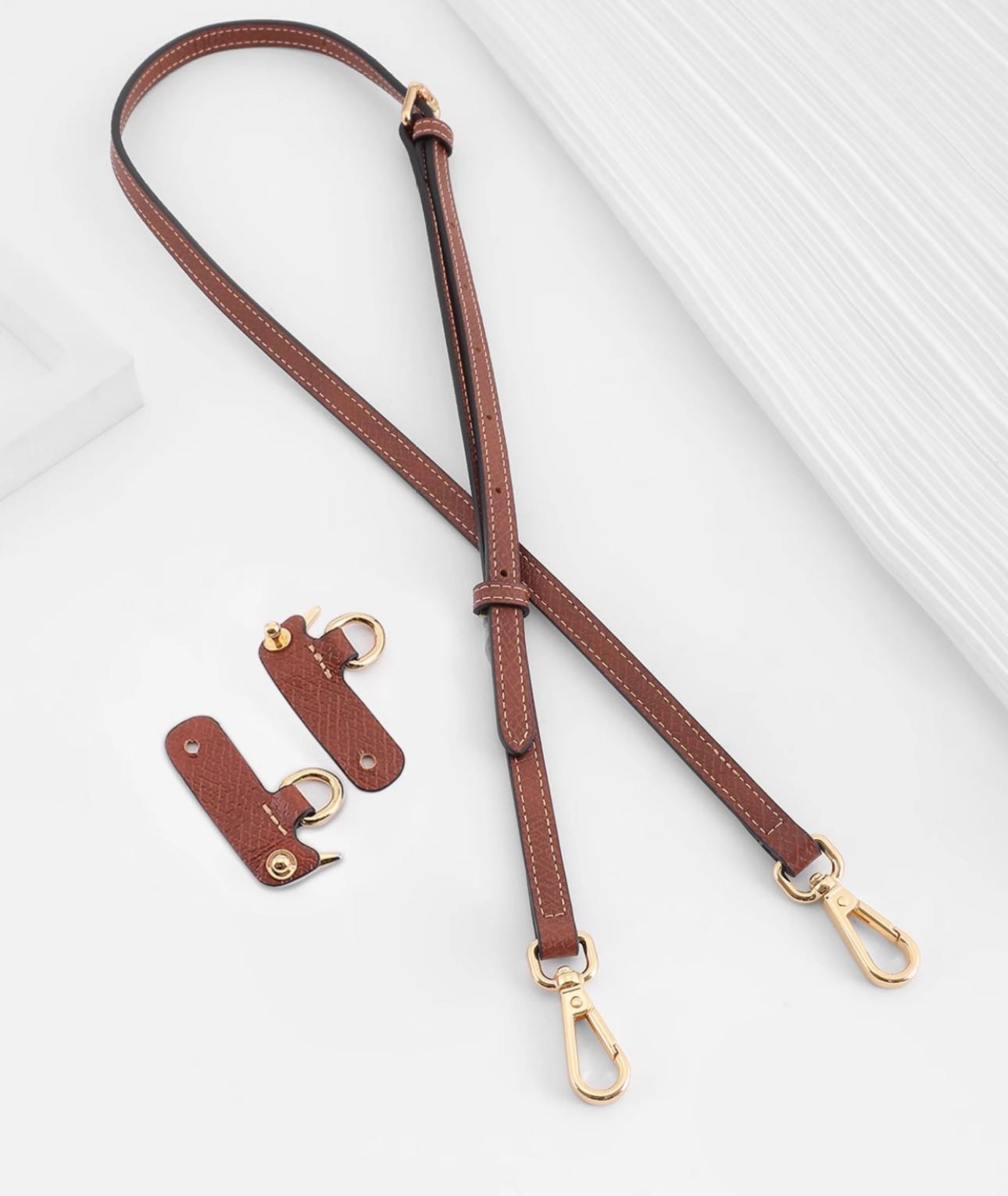 1• Versión Mejorada - Correa De Bolso Clásico Marrón - LUXEACCESSORY