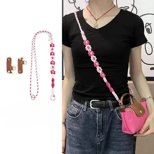 Colección Especial - Correa De Flores Rosa - LUXEACCESSORY