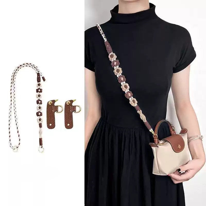 Colección Especial - Correa De Flores Marron - LUXEACCESSORY