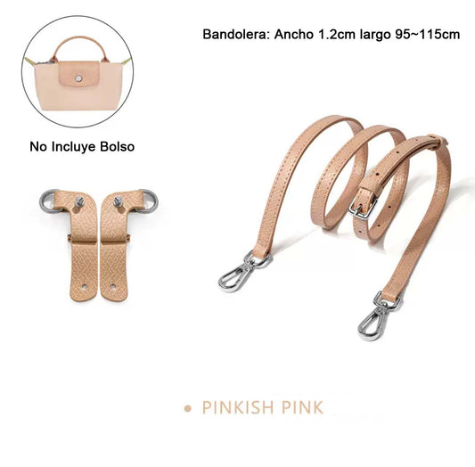 Correa de Bolso Pinkish Pink - LUXEACCESSORY