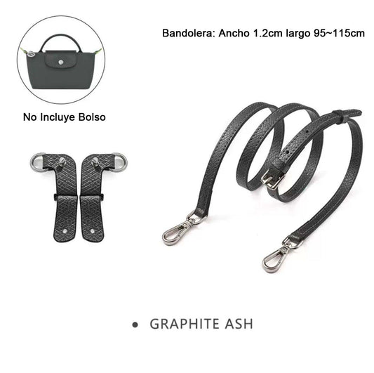 Correa de Bolso Graphite Ash - LUXEACCESSORY